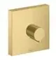 AXOR-HG-AXOR-ShowerSolutions-Absperrventil-120-120-Unterputz-eckig-Brushed-Gold-Optic-10972250 gallery number 1